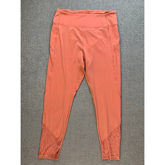 Pink Sport Victoria Secret Full Length Leggings Size Large - Picture 2 of 10